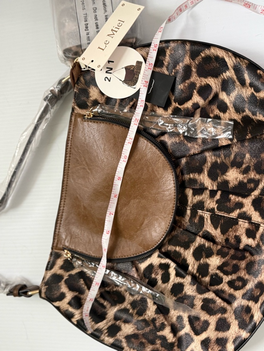 Leopard Tote+Wallet - Picture 5 of 9